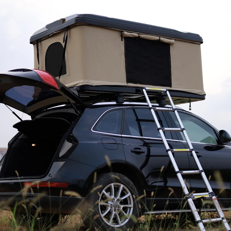 

SUV Universal Hard Shell Rooftop Tent Waterproof Car Roof Top Tent Including Ladder for Outdoor Camping