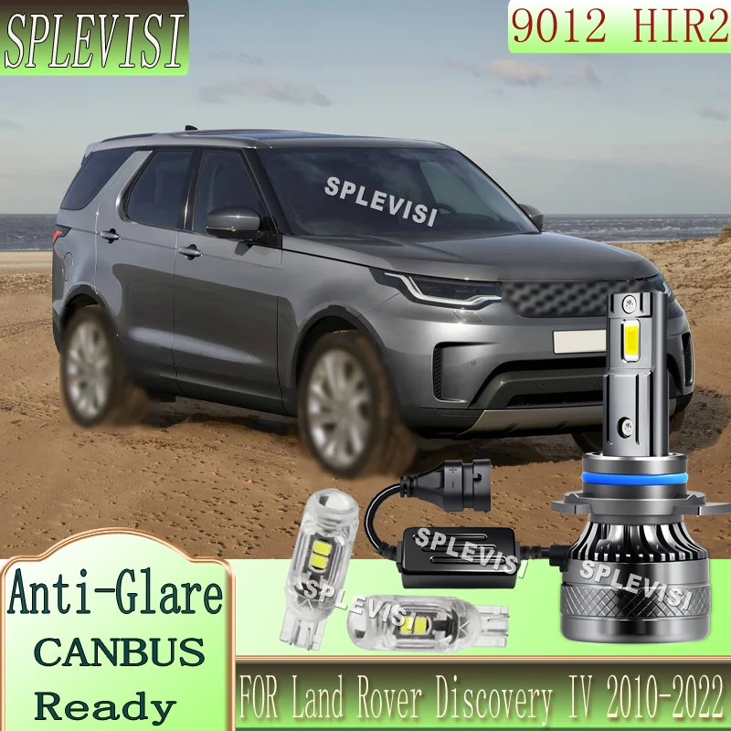 

2pcs Plug and Play 360 Degrees Warranty Headlight LED Bulbs For Land Rover Discovery IV 2010 2011 2012 2013 2014 2015 2016-2022