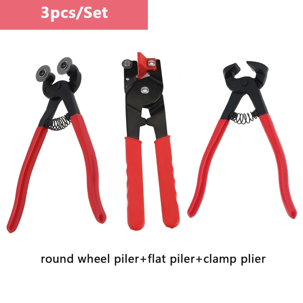 Glas Fliesen Zangen Heavy Duty Doppel Runde Rad Glas Mosaik Nipper Keramik Fliesen Cutter Zangen Schleifen Schneiden Werkzeuge – Detail 4