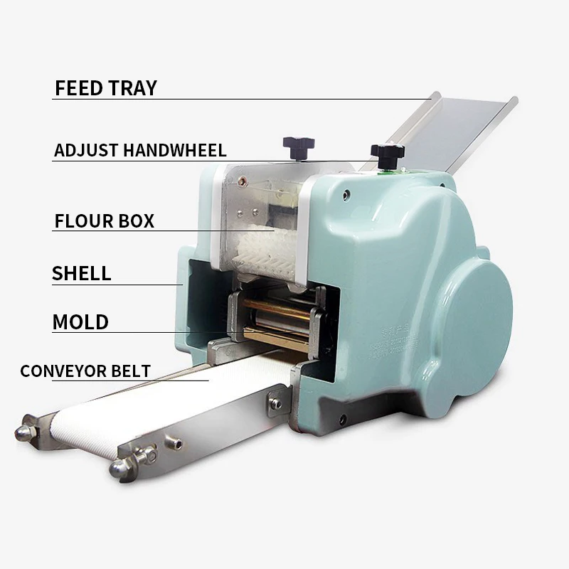 Машина для изготовления пельменей Комерческая автоматическая бытовая машина для изготовления пельменей ручной работы с имитацией лапши Wonton 120 Вт