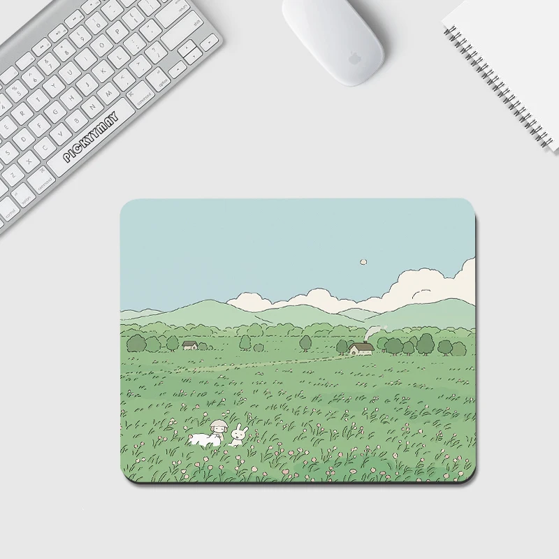 

Cute Mousepad Small Office Computer Desk Mat High Quality Kawaii 18x22cm Design Mouse Pad Laptop XS Desk Pad Little Mouse Mat