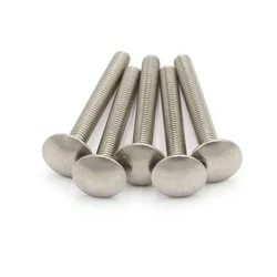 304 Stainless Steel Carriage Bolt, Round Square Neck Screw, Shelf Screw, Carriage ScrewM6M8M10M12