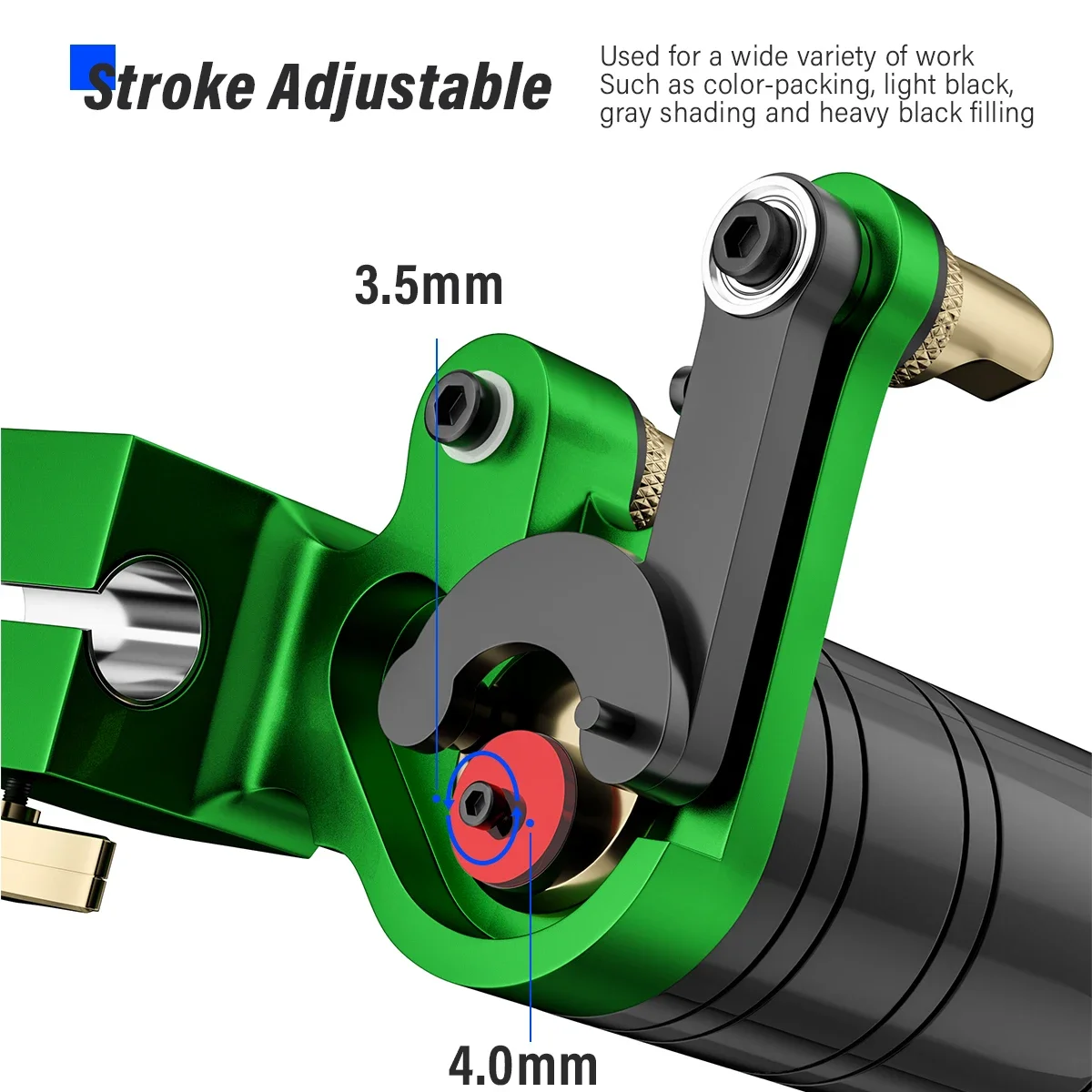 Hammer Rotary Tattoo Machine Powerful Japanese Coreless Motor Pure Copper Clip Cord Professional Tattoo Gun For Tattoo Artists
