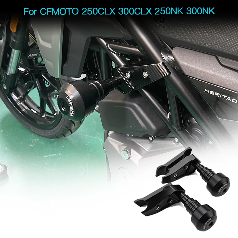 Motorcycle Falling Protection Frame Slider Fairing Guard Anti Crash Pad Protector Crash for CFMOTO 250CLX 300clx 250NK 300NK CLX