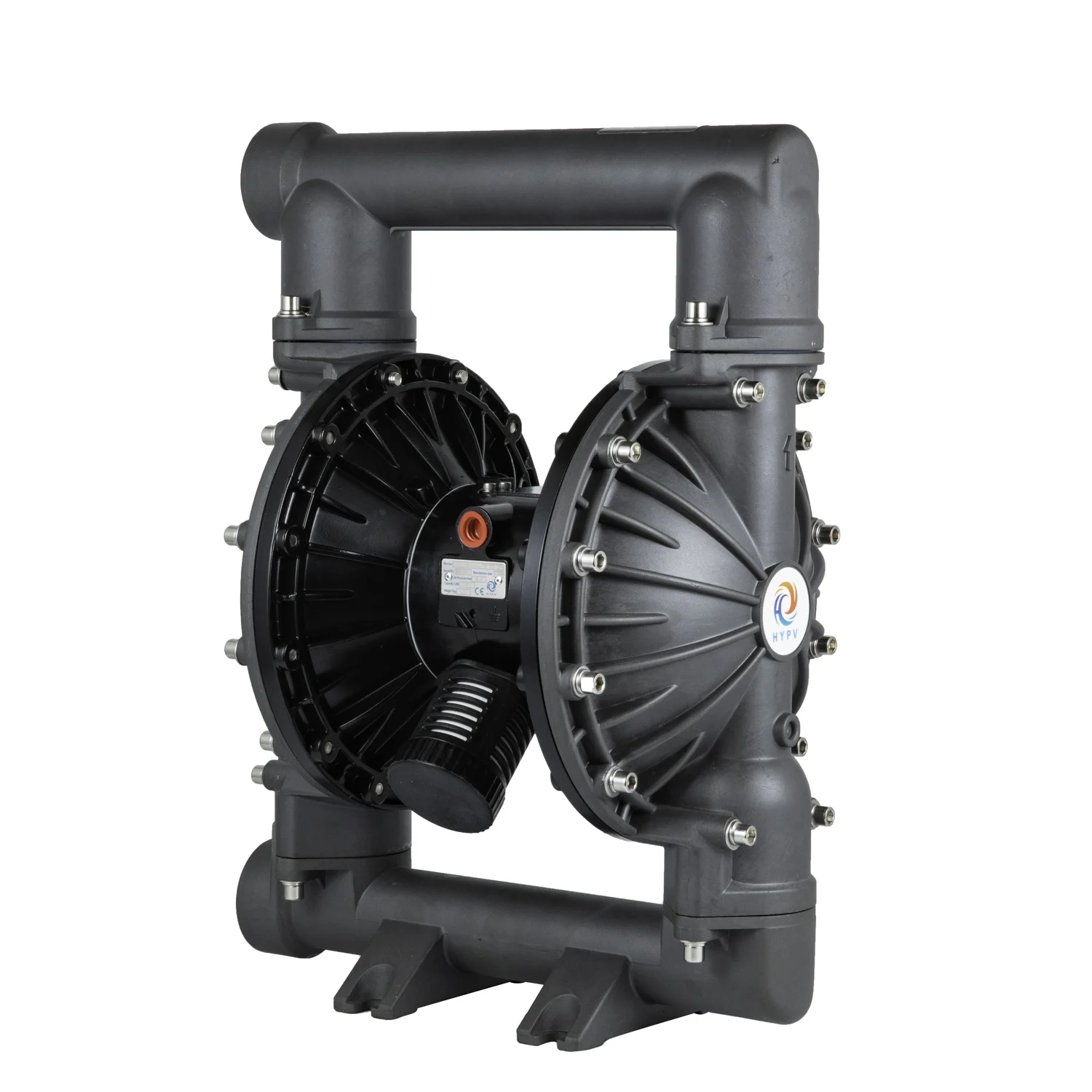 HY2'' Aluminum Alloy Pneumatic Diaphragm Pump With PP Air Center