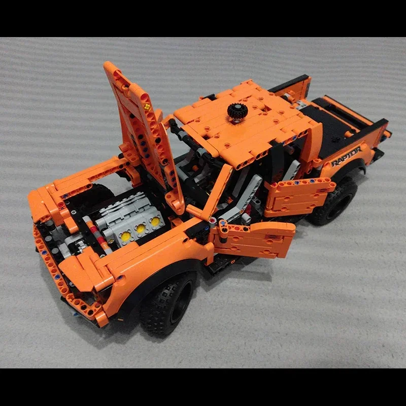 1379 ELEMENTÓW Techniczny Model 1:10 F-150 Pick-up Samochód Terenowy Klocki Konstrukcyjne Zabawki Prezent Dla Chłopców
