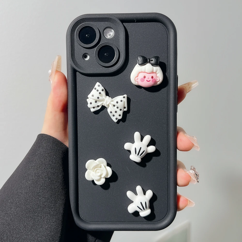 DIY Bear Coffee Case For Samsung S26 S25 S24 Ultra S23 S22 Plus S21 FE A17 A16 A15 A57 A56 A55 A54 A53 A36 A35 A07 A06 TPU Cover