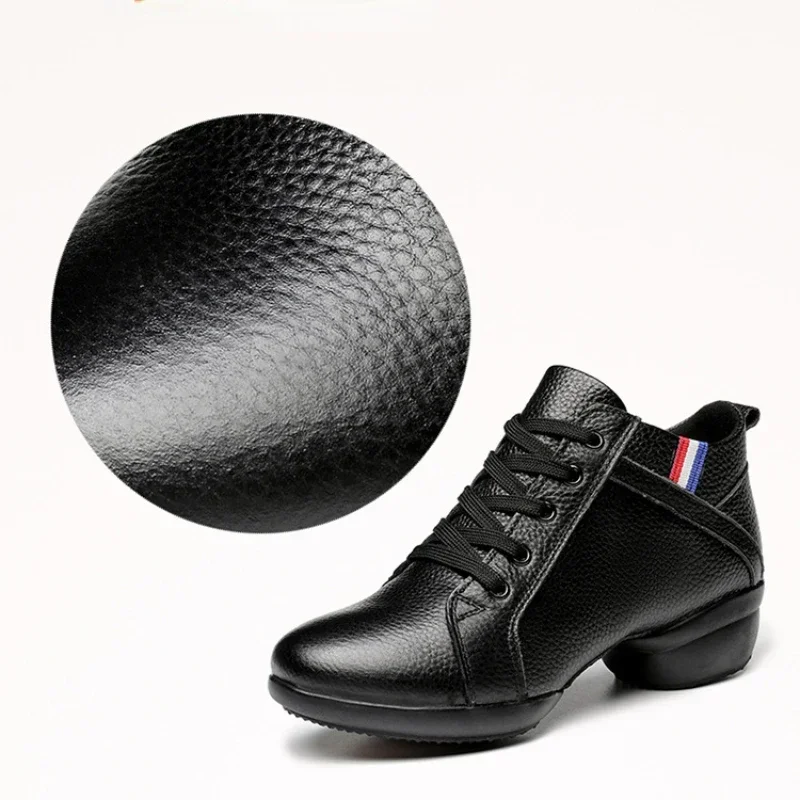 ファッション女性革ラテンダンスシューズタンゴサルサ女の子女性ソフトソール現代社交メッシュバレエシューズ教師の靴スニーカー