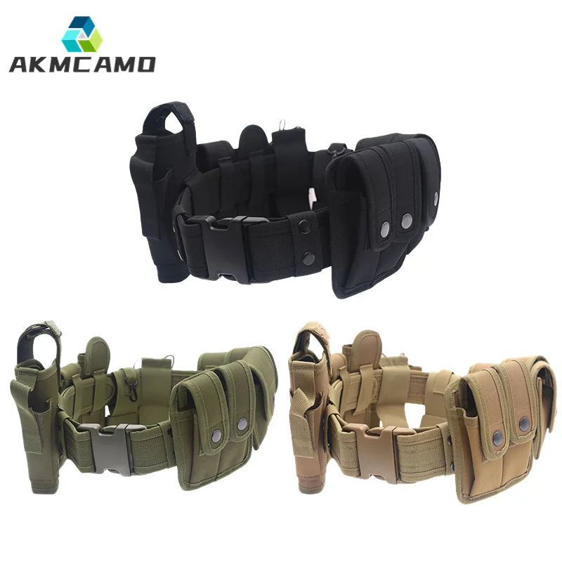 

Wear-resistant Oxford fabric outdoor tactical ten-piece set belt, waist seal tool accessories, quick-release outer belt
