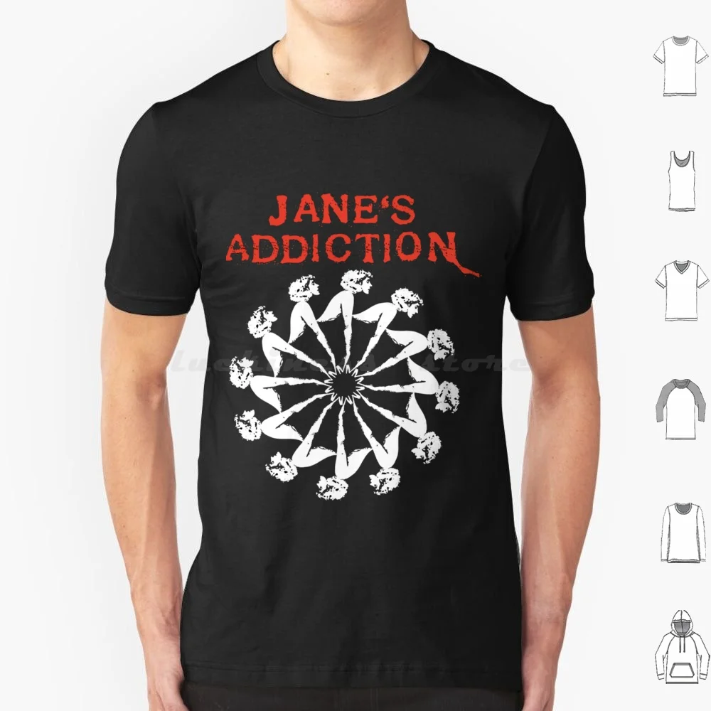 Jane's Addiction 1991 Tour Tee T Shirt Cotton Men Women DIY Print Crackerman Janes Addiction Janes Addiction Janes Addiction