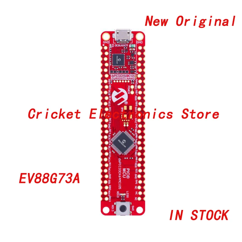 

EV88G73A Development Board and Toolkit - PIC/DSPIC dsPIC33CK Curiosity Nano