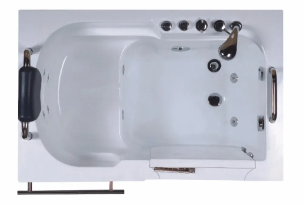 &c Walk in Bathtub Shower China/ Disabled Bath With Door/ Old Man Step in Tub
