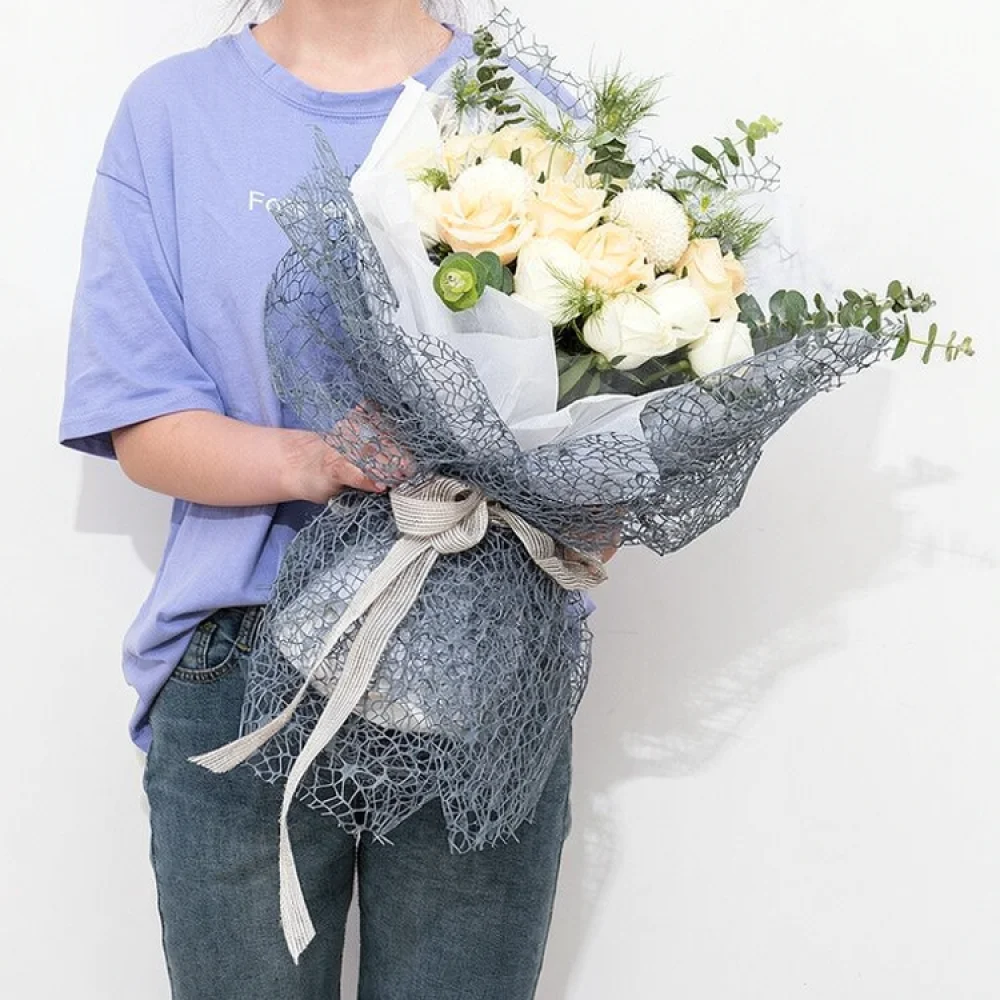 Tissu en maille jacquard ajour - The Florist Supply Shop avis et prix