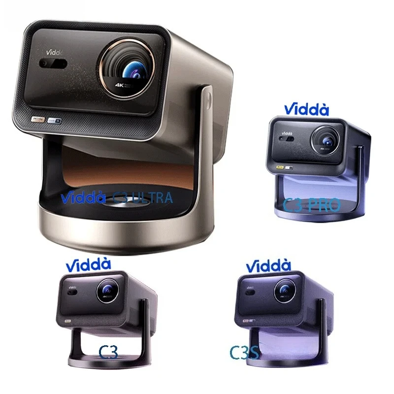

C3 Ultra C3 PRO C3S C3 3200lm Lumens 4K UHD Triple Laser DLP Smart Portable Mini 4k Projector