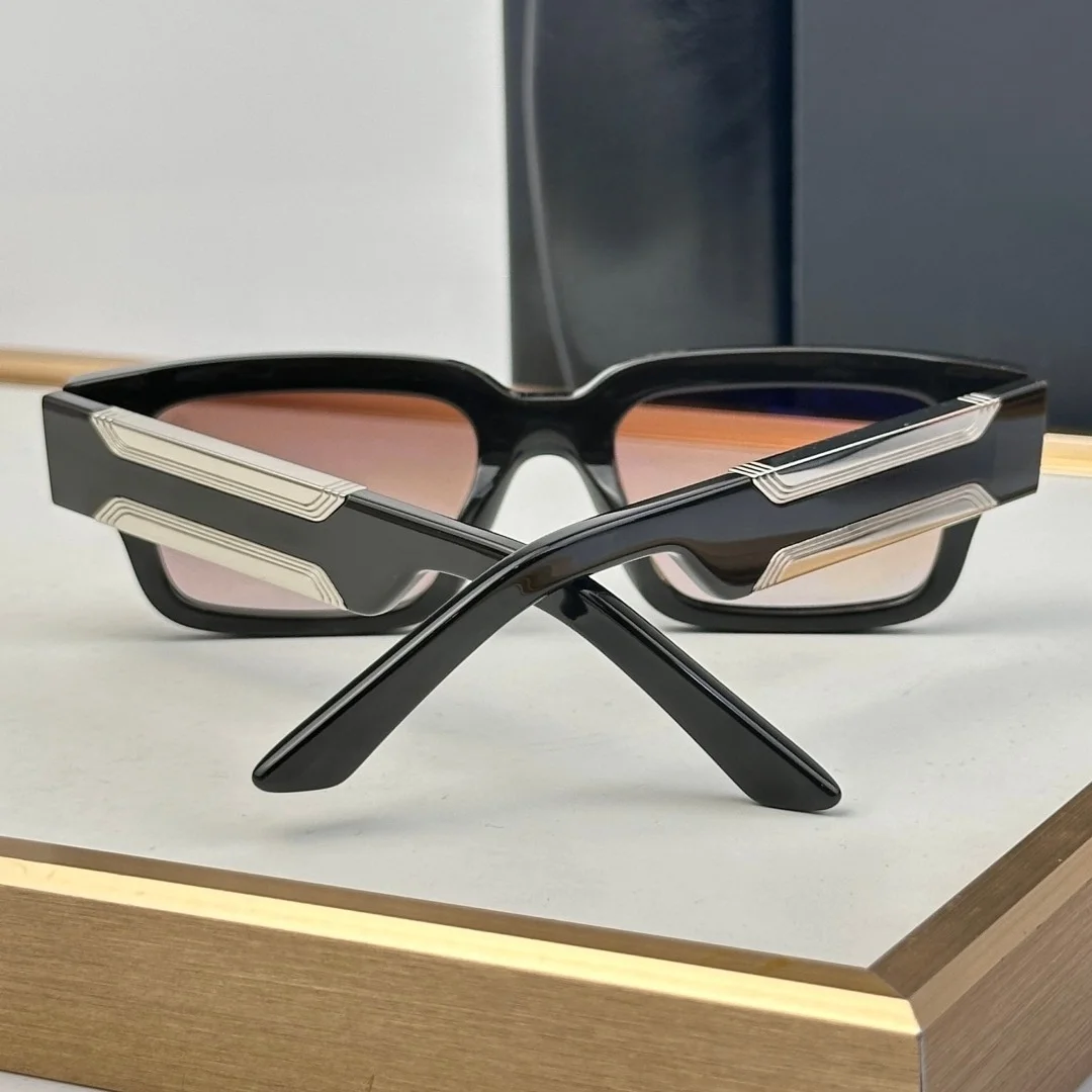 BLAZE Fashion Sunglasses Man Woman,Iconic Two-Tone Gold Temple Design,UV Blocking Gradient Lens,Effortlessly Elevate Your Outfit