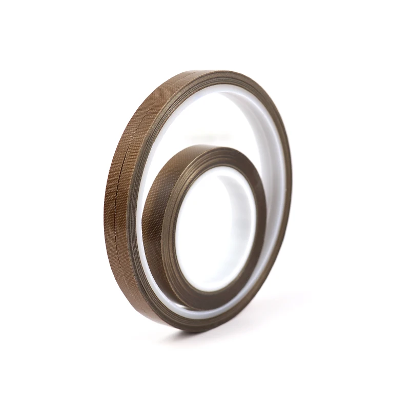 لفات ومواد لاصقة متعددة شريط قماش مطلي بـ PTFE 0.13 مللي متر 0.18 مللي متر 5-100 مللي متر شريط عازل لدرجة الحرارة العالية 1/2/3/5/8/10 لفات