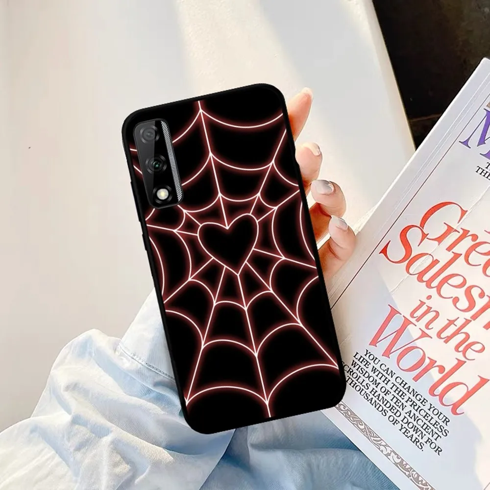 Cool Spider Web Phone Case For Huawei Y9 6 7 5 Prime Enjoy 7s 7 8 plus 7a 9e 9plus 8E Lite Psmart Shell