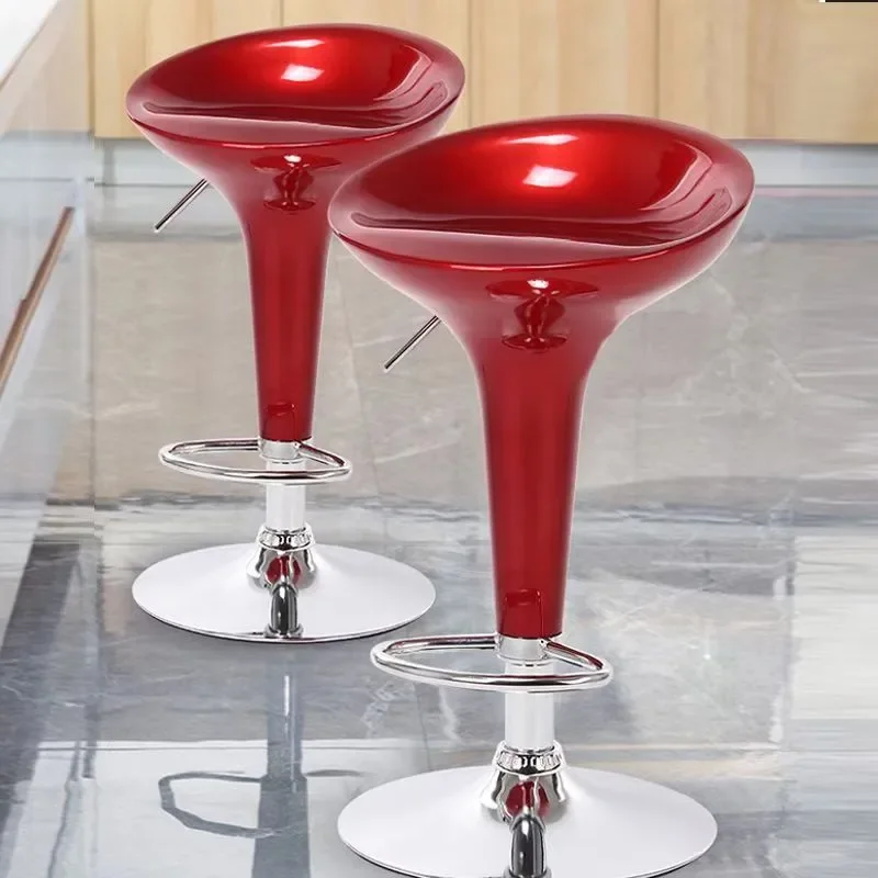 Modern European Bar Stool Adjustable Height High Chair Simple Mobile Phone Store Seat Household Counter Lift Swivel Stools