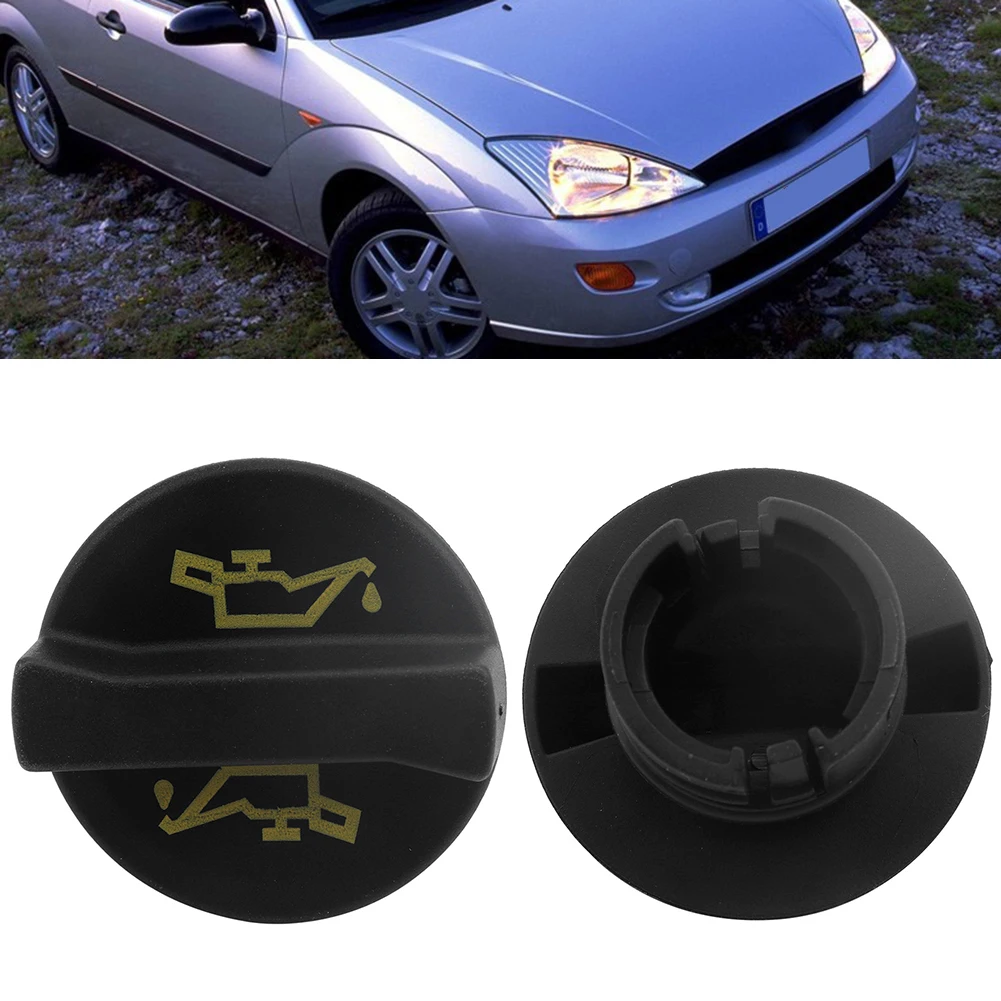 Car Engine Oil Filler Cap Car Engine Oil Cap Filler Cover for Ford Fiesta KA Ranger Fusion C-MAX Escort