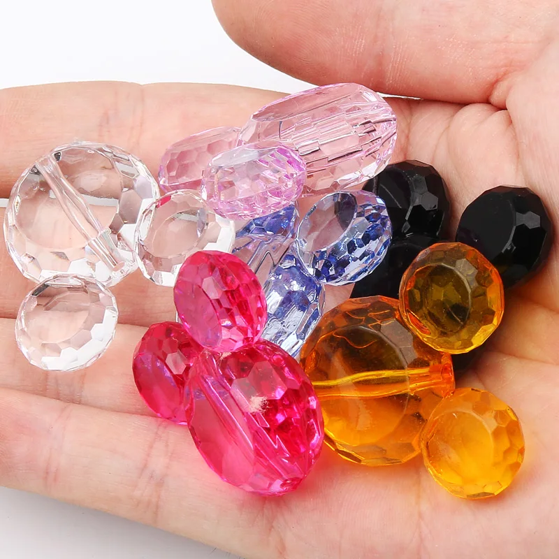 5pcs Mix Cute Mouse Beads Acrylic Transparent Loose Spacer Beads For Jewelry Making Diy Bracelet Necklace Earrings Accessories