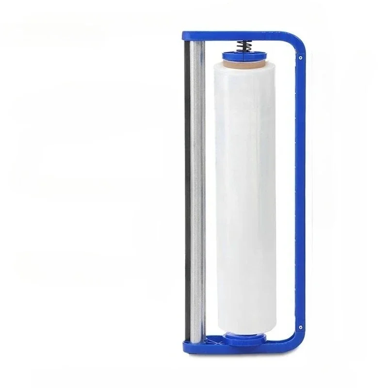 

Winding film baler film manual bracket