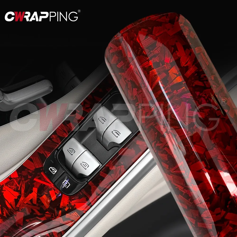 Car Sticker Vinyl Wrap Carbon Fiber Sticker DIY Waterproof Car Wrapping Film Custom Stickers Body Covering Exterior Automotive