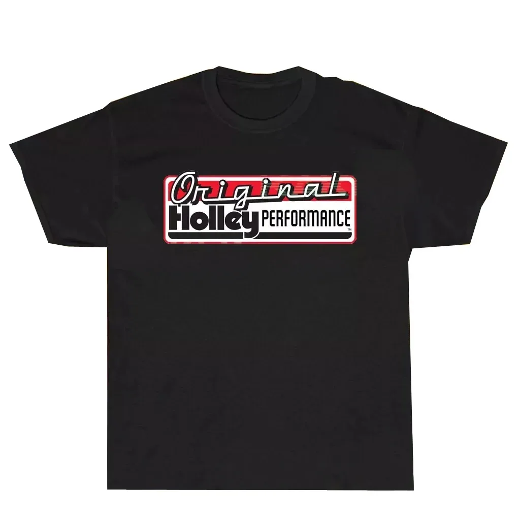 

Black Holley Carburetor Performance Logo T Shirt 2024 Hot Sale Summer 100% Cotton Men Short Sleeves Cool Tee Hip Hop T-shirt