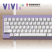 DOMIKEY VIVI Keycaps PBT Thermal Sublimation Customized Mechanical Keyboard Keycaps 61/64/84/87/98/104