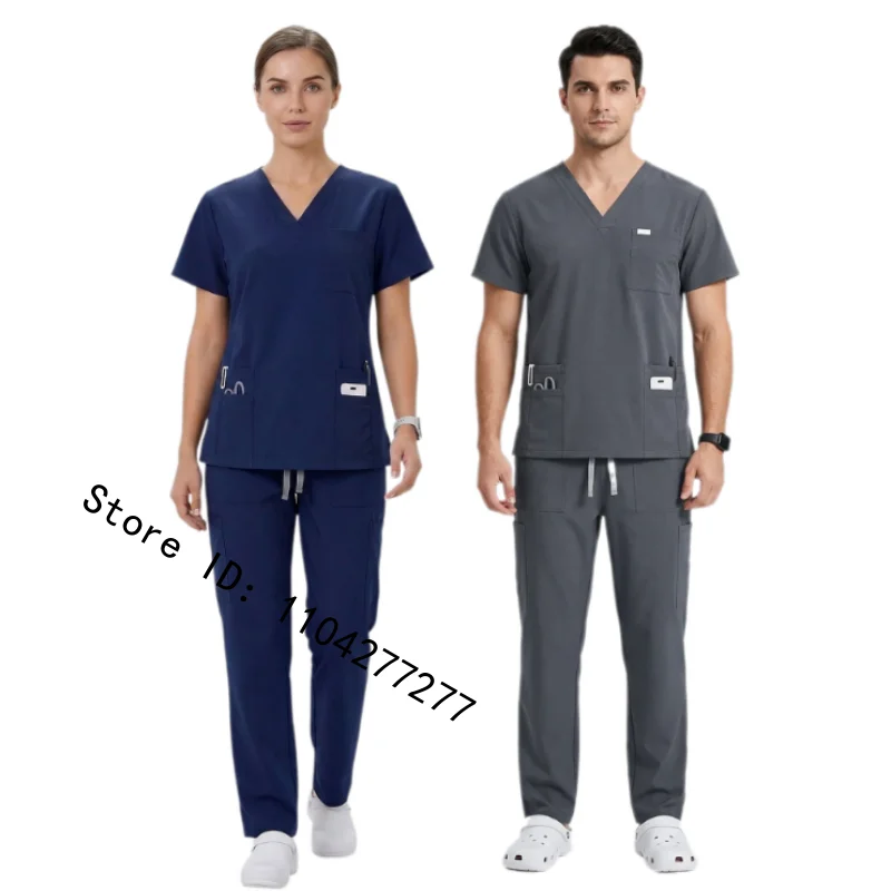 Women's Quick Dry Doctor Suit Medical Scrubs Set