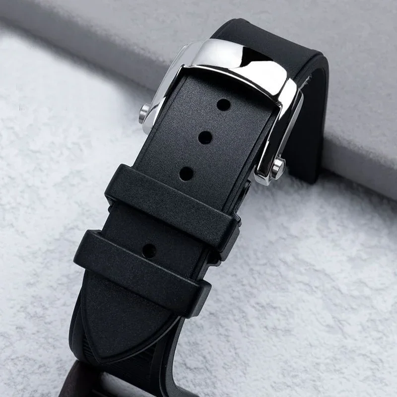 Silicone Watch Strap for PATEK PHILIPPE Nautilus 5711 5712g for Men's Special Interface 25*13mm Waterproof Rubber Watch Bands