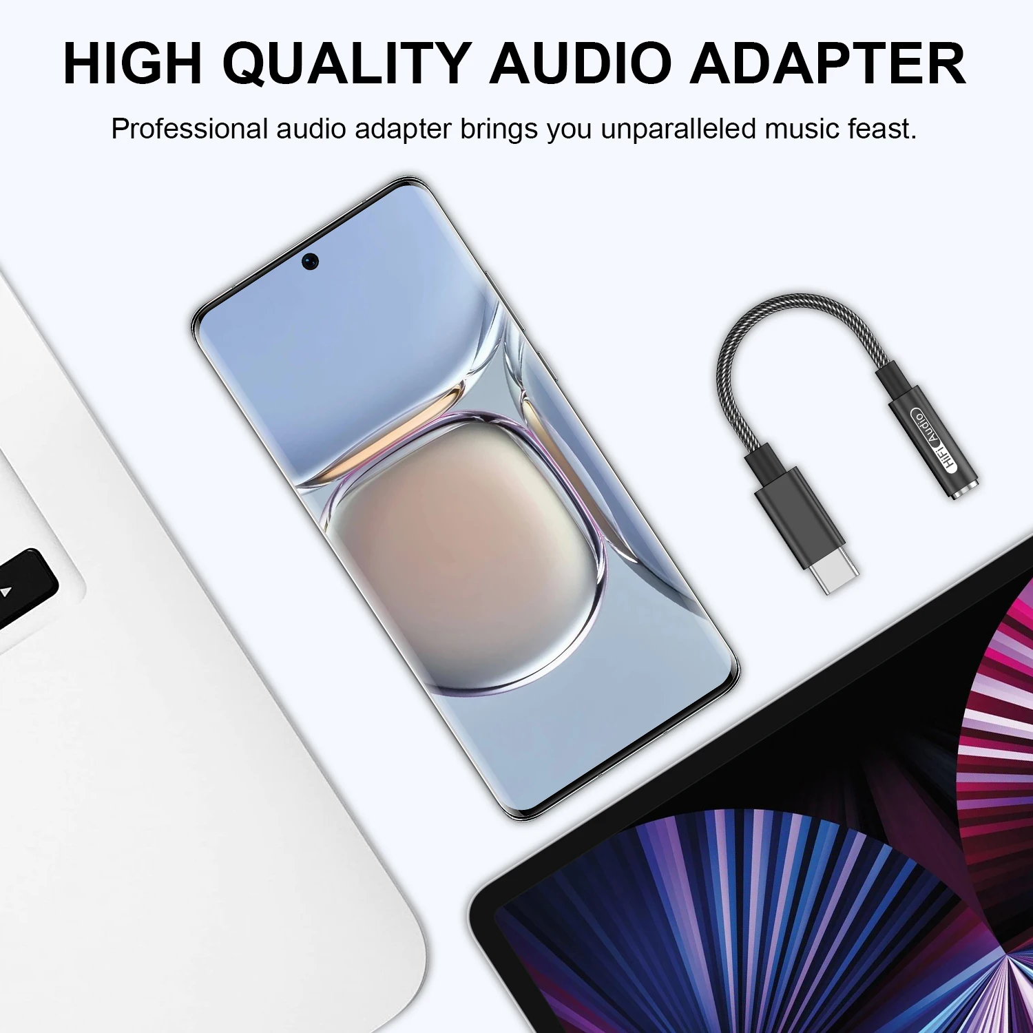 USB Type C to 3.5mm Earphone Adapter ALC5686 CX31993 HiFi DAC USB C To 3.5mm Jack Headphone Audio AUX Cable For Xiaomi Huawei