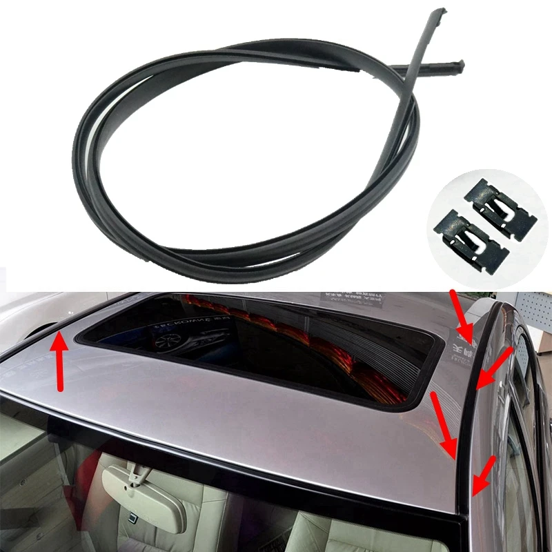 Car Roof Gutter Waterproof Drip Sealant Strip For Toyota Vios / Limo (Asian) Yaris Sedan AU 07-13 Belta 06-12 JP