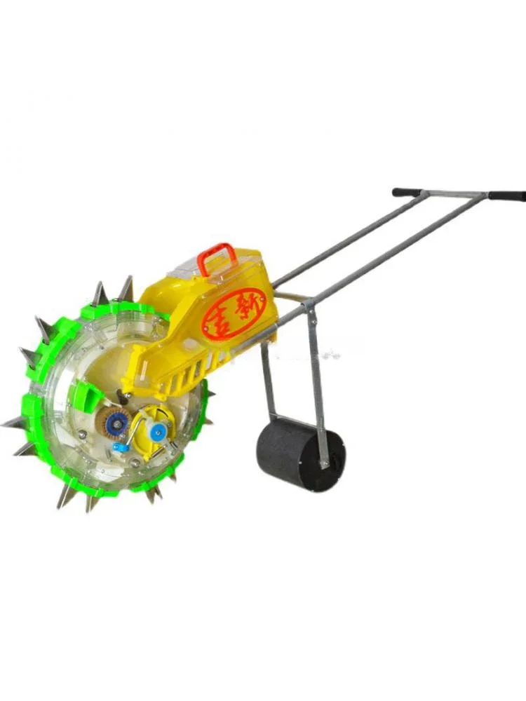 

Hand-push Roller Planter Manual Seeder Peanut Corn Soybean Multi-function On-demand Machine Fine Sowing Fertilizer Applicator