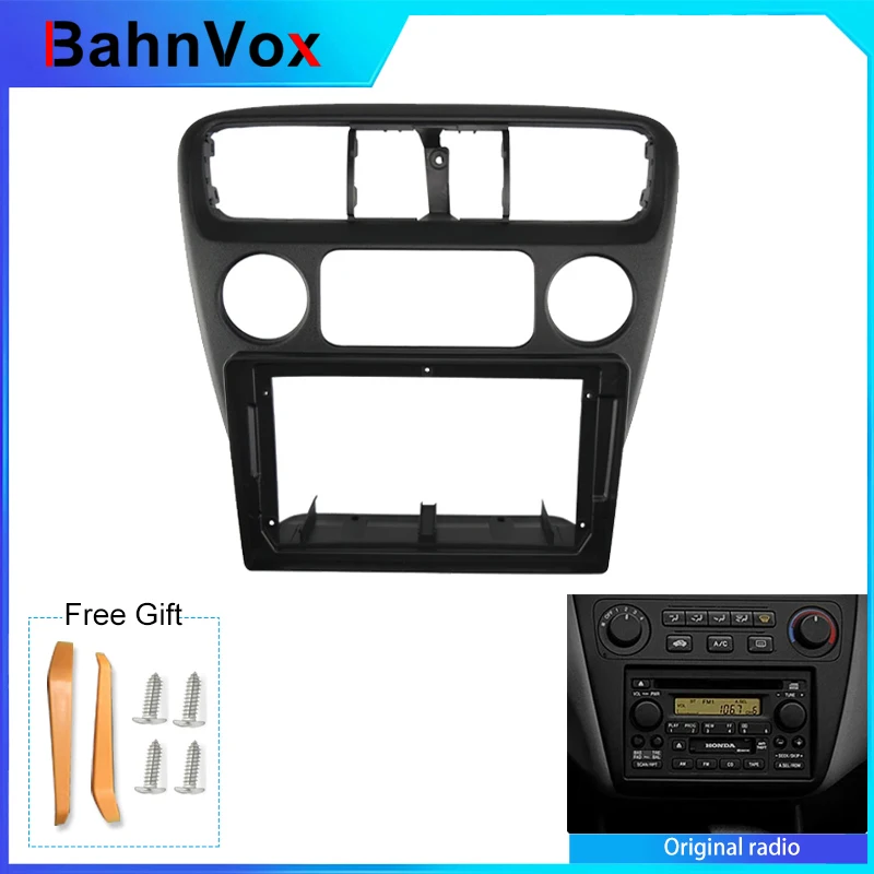 9 Inch Android Car Radio Fascia dash frame For Honda Accord 6 6th 1997-2003  2 Din Stereo Video dash panel wire harness cable