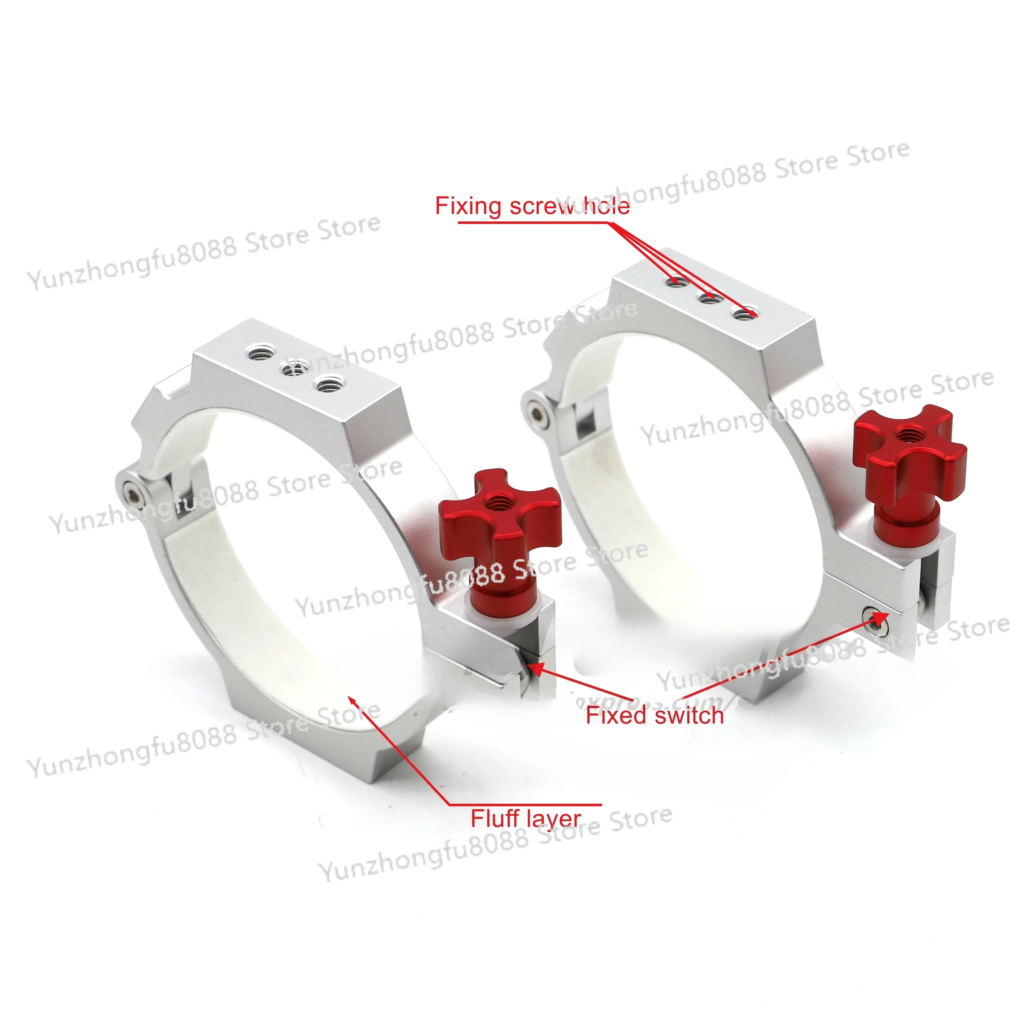 

HERCULES 80mm Tube Rings(Pair) S8230 Hoop for 65Q FS60 Astronomical Telescope Accessories