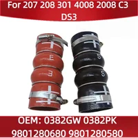 0382GW 0382PK 9801280680 9801280580 Unión de aire lateral de cambio desplegable para Peugeot 207 208 301 4008 2008 para Citroen C3 DS3