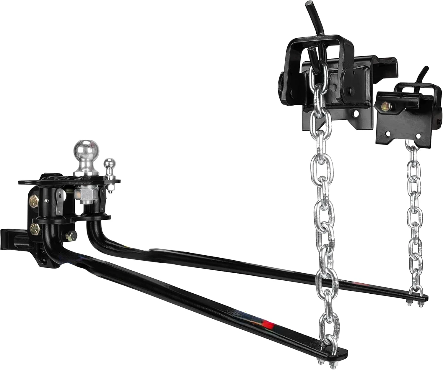 Lift Elite 1,000lb Weight Distributing Hitch Kit with Sway Control (48058) for Trailer, black