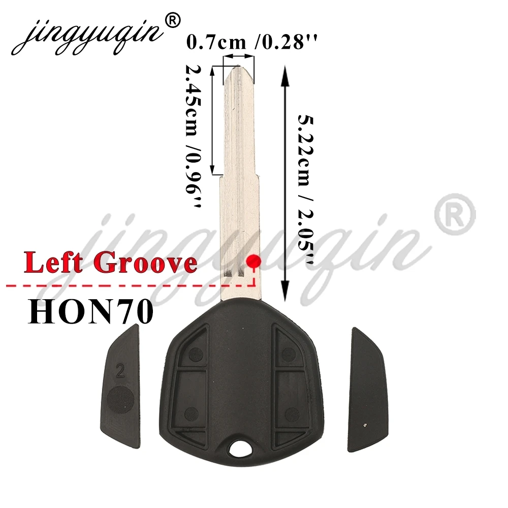 1/5/10 Stück für Honda CBR650 CB500 CBR1100 VTR1000 MN4 Motorrad Roller Diebstahlschutz-Chip Schlüsselgehäuse ohne Schlüsselchip HON42/HON70/HON77 – Detail 12