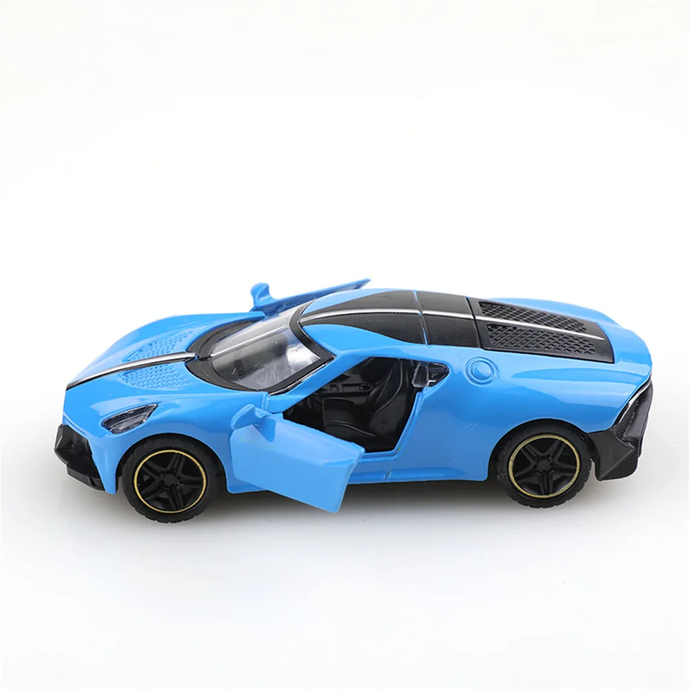Simulated alloy car sports car model with adjustable door decorations for boys as exquisite gifts