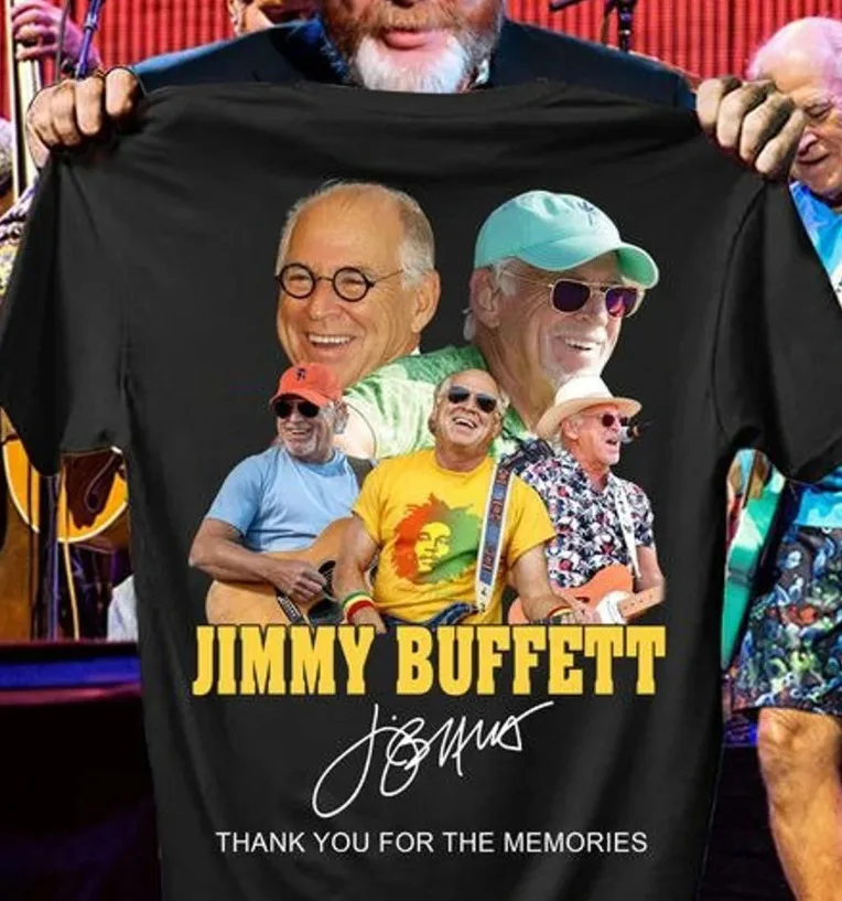 

Jimmy Buffet Thank You For The Memories Tshirt, Rip Jimmy Buffett Shirt