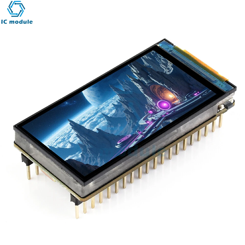 ESP32-C6 1.9-Inch Lcd Screen Wifi Bt Development Board 170 × 320 Resolution 160Mhz Risc-V Processor Type C