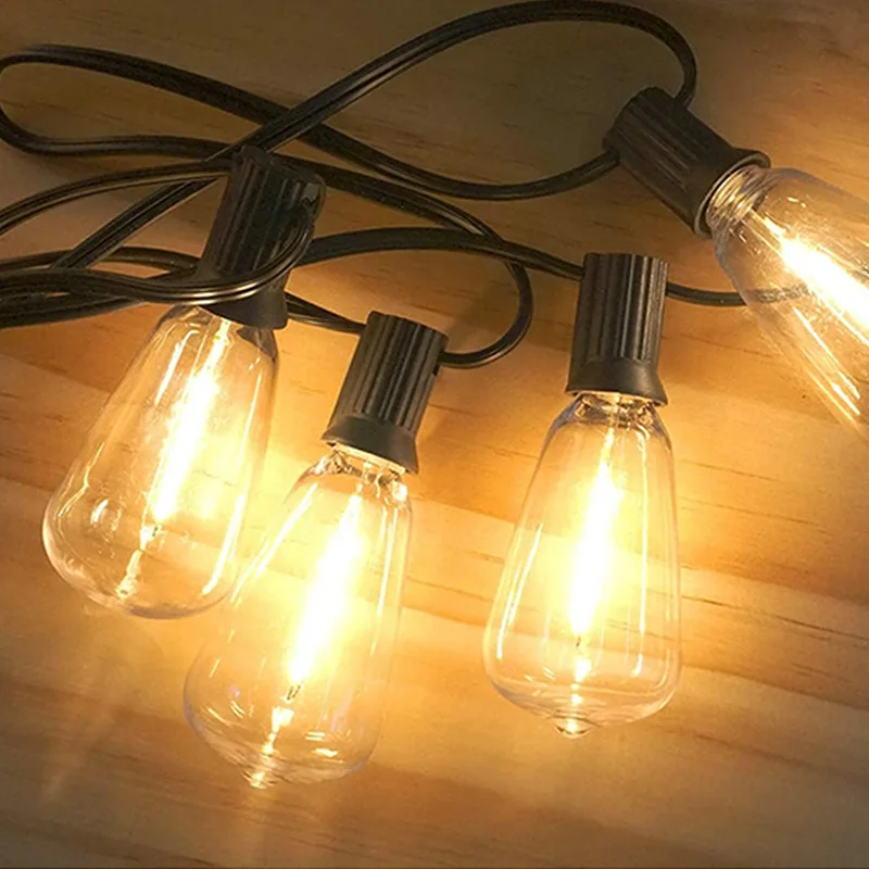 Picture 5: St38 solar light string, retro outdoor camping ambient light, halloween decorative light string