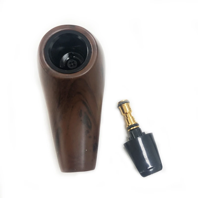 High quality Mini Creative Smoking Pipe Wooden Microfilter Tobacco Pipe Reducing Tar Recyclable Cigarette filter Smoking Gadgets