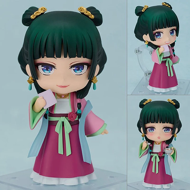 Q نسخة لطيف أنيمي يوميات الصيدلية Maomao 2288 3640 الشكل جينشي 2372 عمل تمثال تحصيل نموذج دمية مجموعة لعبة #3