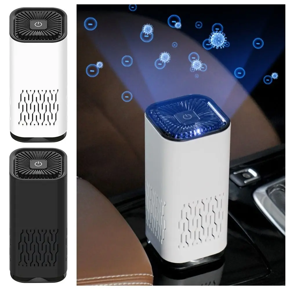 Formaldehyde Removal Car Air Purifier Negative Ion Aromo Air Freshener Aromatherapy Purifier Smoke Removal Auto Air Purifier