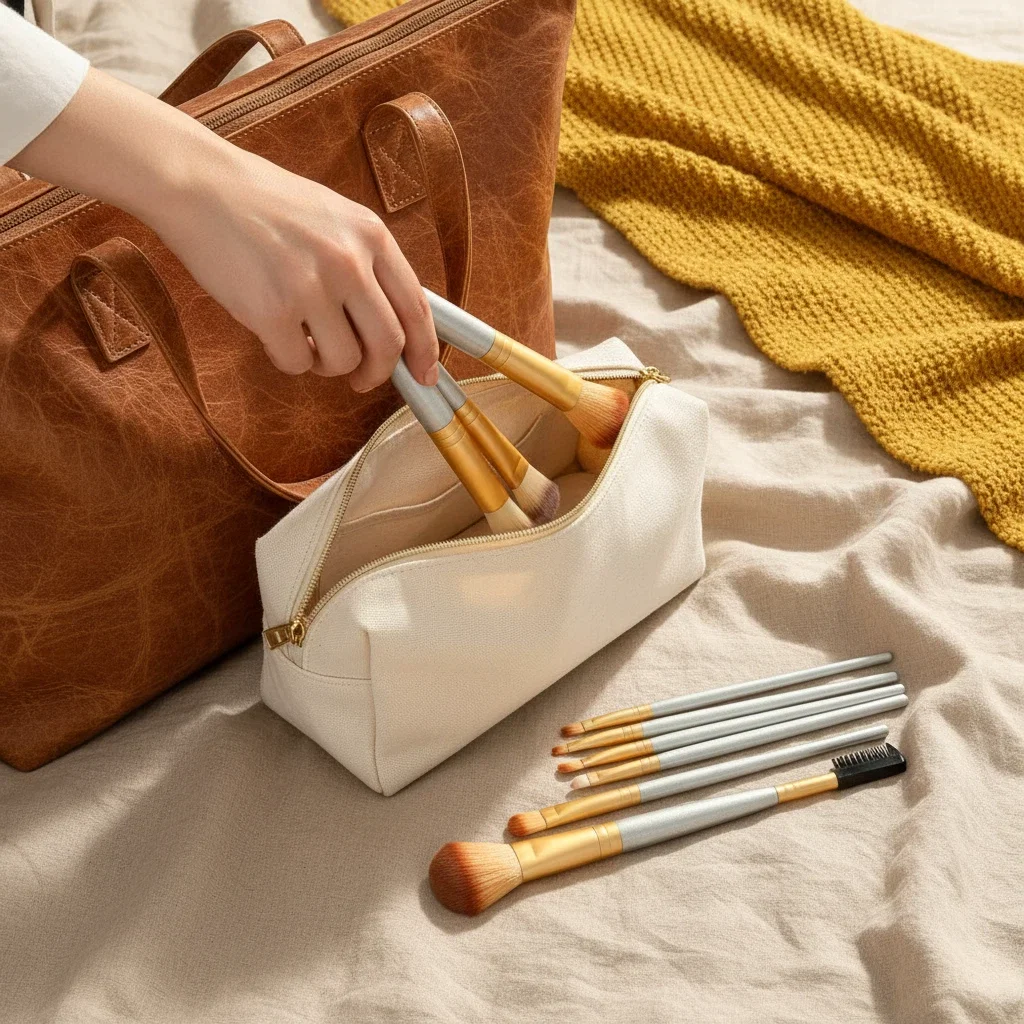 مجموعة فرش مكياج مكونة من 13 قطعة من فرش مكياج الشعر الاصطناعية الناعمة وأحمر الخدود وظلال العيون وأدوات مكياج التجميل #6