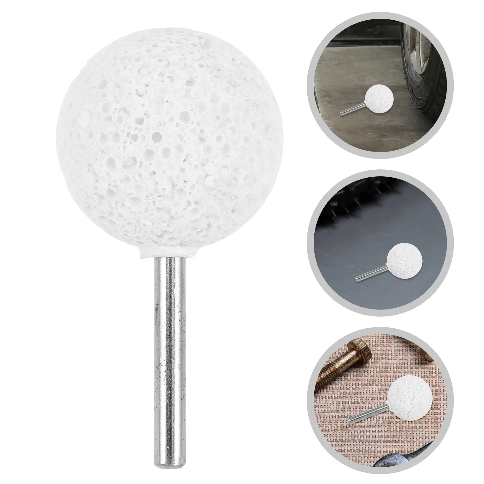 

Corundum Grinding Head Rotary Tool Accessories for Automotive Vacuum Tires Precision Deburring Quick Tire Repair Stone Grinding