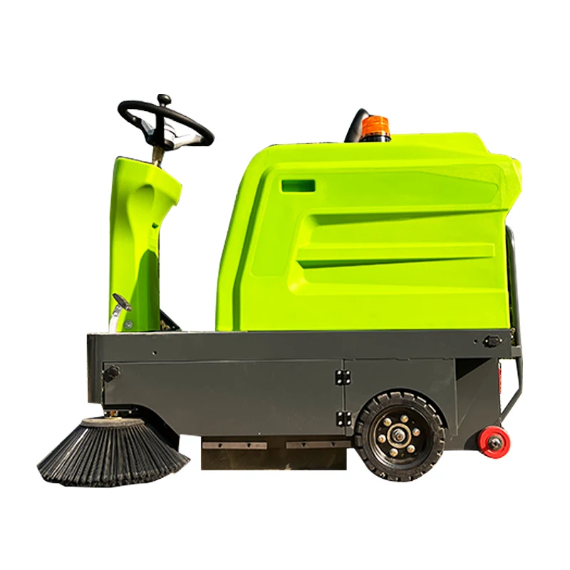 Eco-Friendly Electric Ride-On Cleaner Sweeper Garbage Cleaning Truck for Urban Road Sweeping