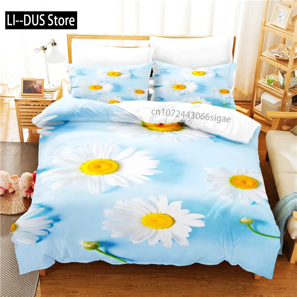 

Little Daisy Bedding Set Duvet Cover Set 3d Bedding Digital Printing Queen Size Bedding Set Fashion Design