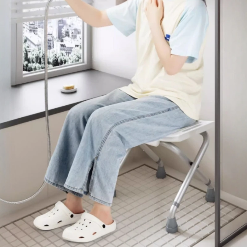 

Japanese Elderly Toilet Chair Foldable Bathroom Telescopic Organiser Shower Stool Items Gravida Banco Para Ducha Home Furniture
